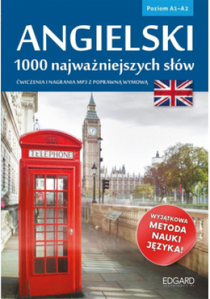 Angielski 1000 najważniejszych słów - książka  wyd. 2022