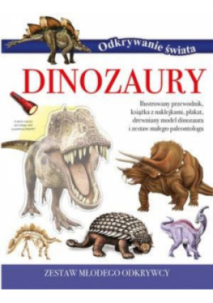 Zestaw młodego odkrywcy. Dinozaury - książka  wyd. 2018