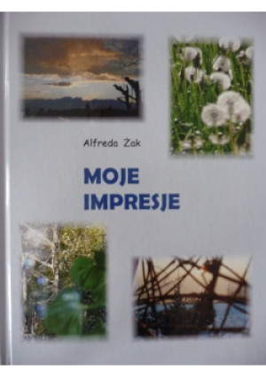 Moje impresje - Alfreda Żak - książka