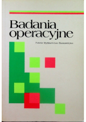 Badania Operacyjne - Edmund Ignasiak (red.) - książka  wyd. 1996