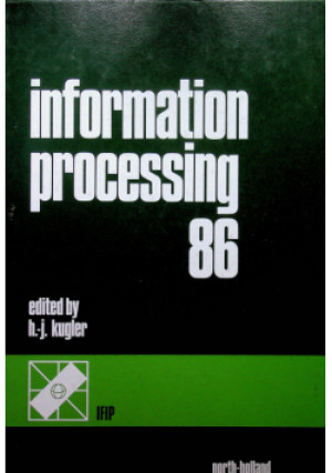 Information processing 86 - H J Kugler - książka  wyd. 1986