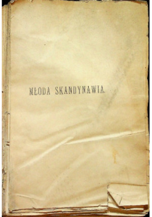 Młoda Skandynawia 1893 r. - Ola Hansson - książka  wyd. 1893