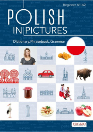 Polish in pictures/Polski w obrazkach Słówka, rozmówki, gramatyka - Paweł Wasilewski - książka  wyd. 2022