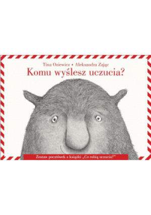 Komu wyślesz uczucia? Zestaw pocztówek z książki - Tina Oziewicz, Aleksandra Zając - książka  wyd. 2022