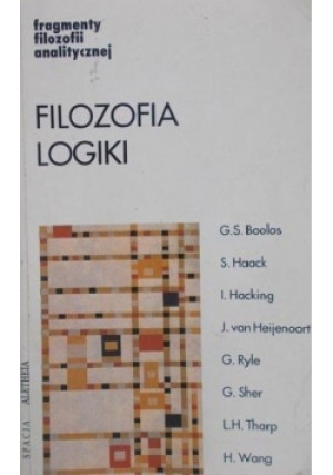 Filozofia logiki - Praca Zbiorowa - książka  wyd. 1997