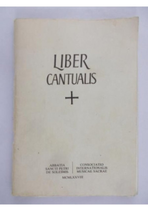 Liber Cantualis - F.Portier - książka  wyd. 1983