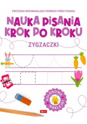 Nauka pisania krok po kroku. Zygzaczki - książka  wyd. 2022