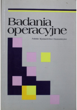Badania operacyjne - Edmund Ignasiak (red.) - książka  wyd. 1997