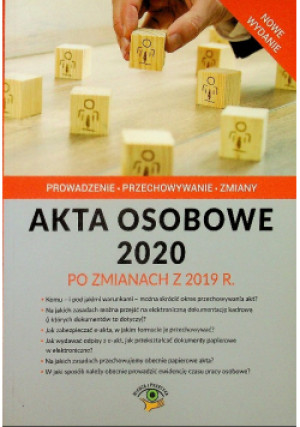 Akta osobowe 2020 - Praca Zbiorowa - książka  wyd. 2020