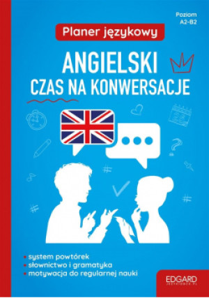Planer językowy. Czas na konwersacje. Angielski - Jachimiak Magda - książka  wyd. 2022