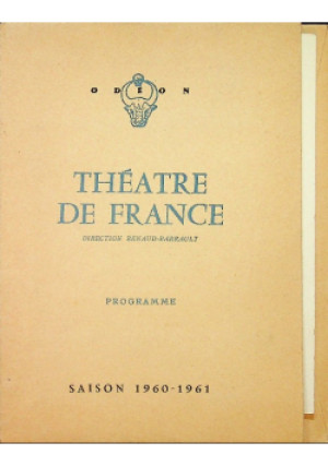 Theatre de France - Praca Zbiorowa - książka historyczna wyd. 1960