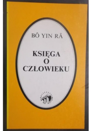 Księga o człowieku - Yin Ra Bo - książka  wyd. 1994