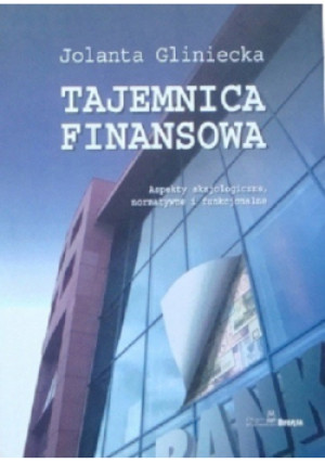 Tajemnica Finansowa - Jolanta Gliniecka - książka  wyd. 2007