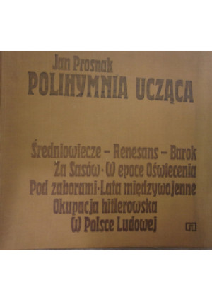 Polihymnia ucząca - Jan Prosnak - książka  wyd. 1976