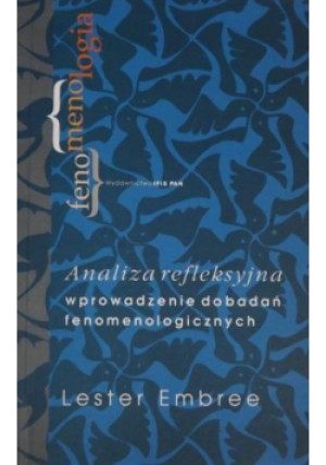 Analiza refleksyjna - Lester Embree - książka  wyd. 2006