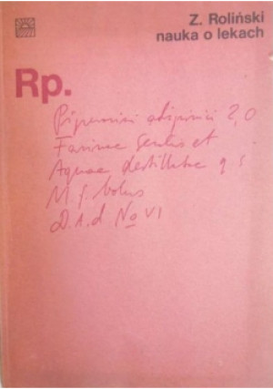 Nauka o lekach - Zbigniew Roliński - książka  wyd. 1983