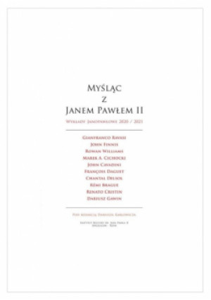 Myśląc z Janem Pawłem II - książka  wyd. 2021