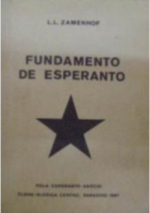 Fundamento de esperanto - L. L. Zamenhof - książka  wyd. 1987