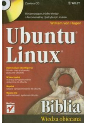 Ubuntu Linux Biblia - William Hagen - książka  wyd. 2008