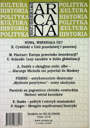 Dwumiesięcznik arcana 53 - Praca Zbiorowa - książka  wyd. 2003