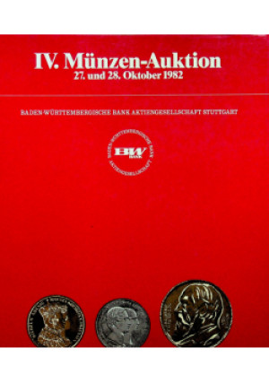 IV Munzen Auktion - Praca Zbiorowa - książka  wyd. 1982