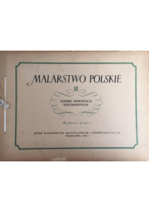 Malarstwo polskie II - Praca Zbiorowa - książka  wyd. 1952