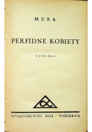 Perfidne kobiety - Mura - książka