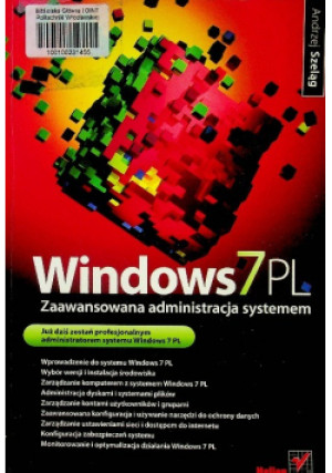Windows 7 PL - Andrzej Szeląg - książka  wyd. 2010