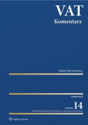 VAT Komentarz - Adam Bartosiewicz - książka  wyd. 2020