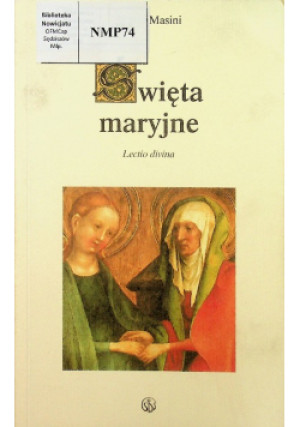 Święta maryjne - Masini Mario - książka  wyd. 2003