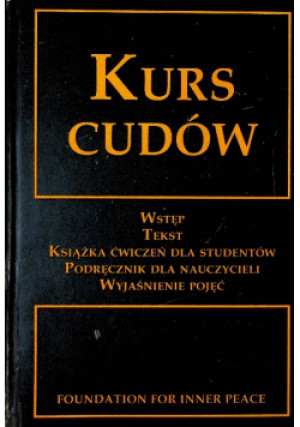 Kurs Cudów - książka  wyd. 2007