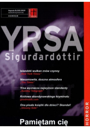 Pamiętam cię - Yrsa Sigurdardóttir - książka  wyd. 2012