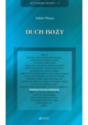 Duch Boży - Xabier Pikaza - książka  wyd. 2006