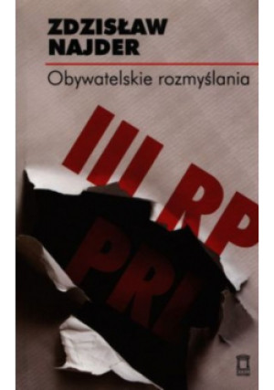 Obywatelskie rozmyślania - Zdzisław Najder - książka  wyd. 2009