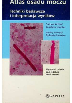 Atlas osadu moczu - Sabine Althof - książka  wyd. 2005