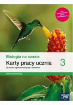 Biologia na czasie Klasa 3 Karty pracy Zakres podstawowy - Jacek Pawłowski, Barbara Januszewska-Hasiec, i inni, Renata Stencel - książka  wyd. 2021
