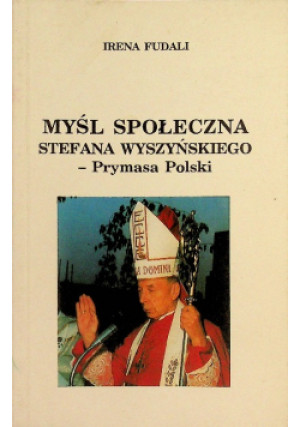 Myśl społeczna - Irena Fudali - książka historyczna wyd. 1993