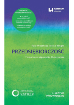 Przedsiębiorczość - Mike Wright, Paul Westhead - książka  wyd. 2024