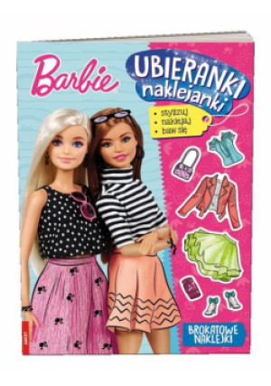Barbie Ubieranki naklejanki - książka  wyd. 2023