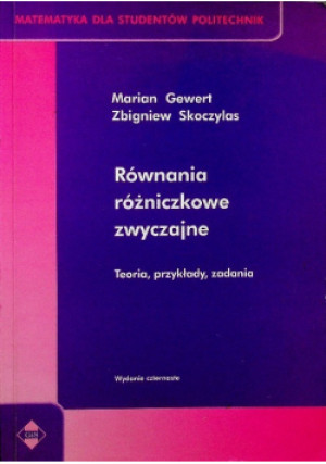 Równania różniczkowe - Marian Gewert - książka  wyd. 2006