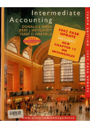 Intermediate Accounting - Donald E. Kieso - książka  wyd. 2001