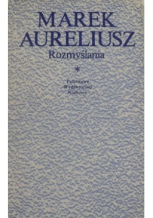 Rozmyślania - Marek Aureliusz - książka  wyd. 1984
