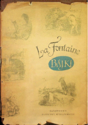 La Fontaine Bajki - Jean de Le Fontaine - książka  wyd. 1955
