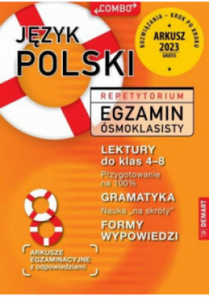 Język Polski Repetytorium Egzamin ósmoklasisty - Anna Wróbel, Maria Wróblewska, Anna Derleta - książka  wyd. 2023