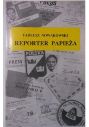 Reporter papieża - Tadeusz Nowakowski - książka  wyd. 1980