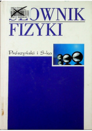 Słownik fizyki - książka  wyd. 1999