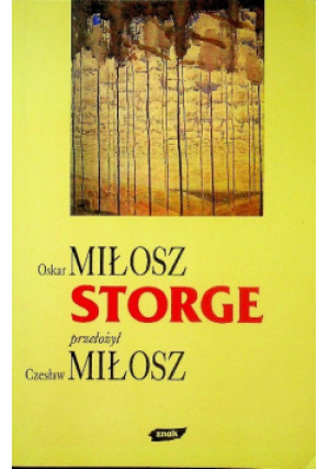 Storge - Oskar Miłosz - książka  wyd. 1993