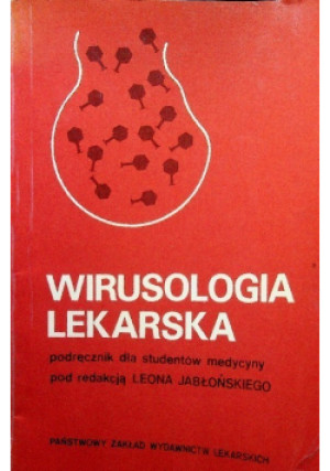Wirusologia lekarska - Leon Jabłoński - książka  wyd. 1980
