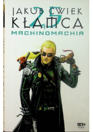 Kłamca Machinomachia z grą - Jakub Ćwiek - książka fantasy wyd. 2014