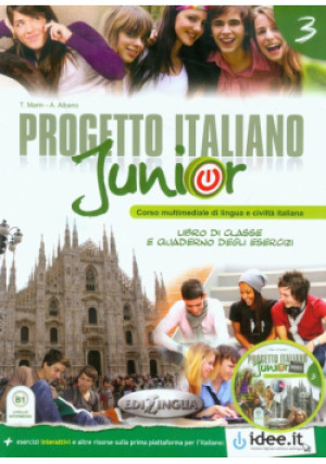 Albano A. - Progetto italiano junior 3 podręcznik + ćwiczenia + CD audio - A. Albano - książka  wyd. 2013